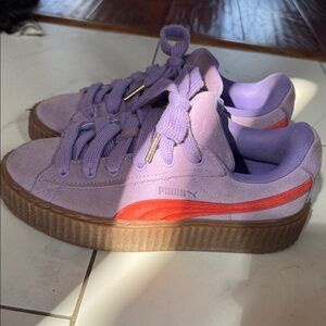 Purple puma fenty Rhianna shoes 40 sz 9